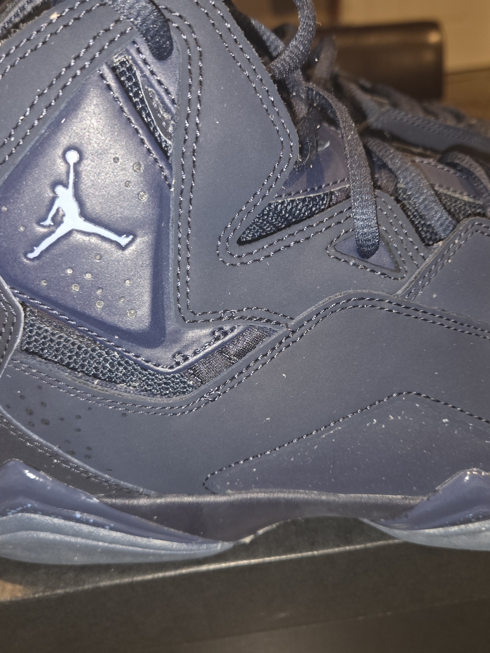 Air Jordan Navy Sneakers - Picture 4 of 5